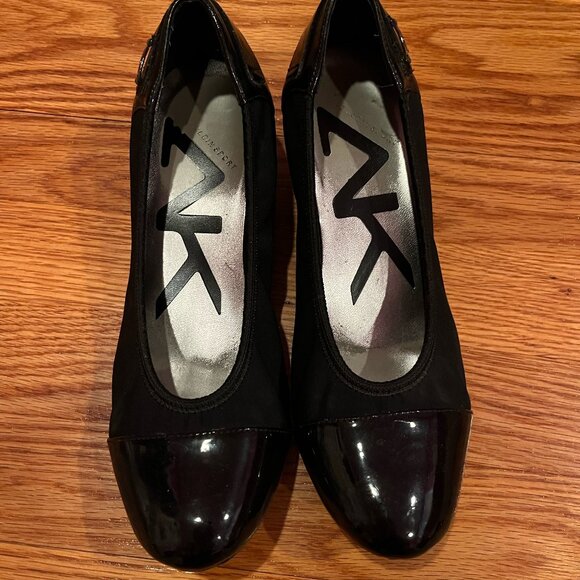 Anne Klein Sport Black Wedge Flats - Picture 1 of 2